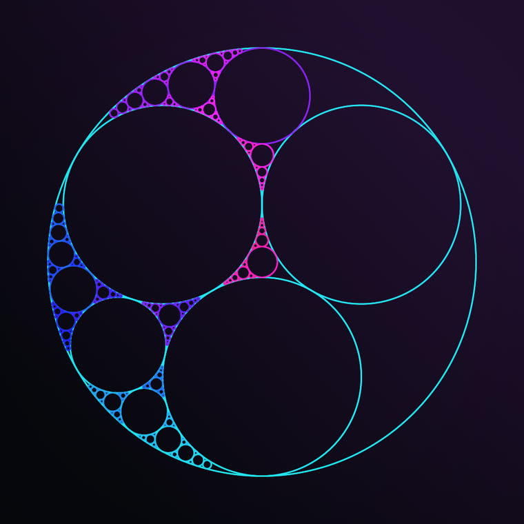Apollonian gasket still 2