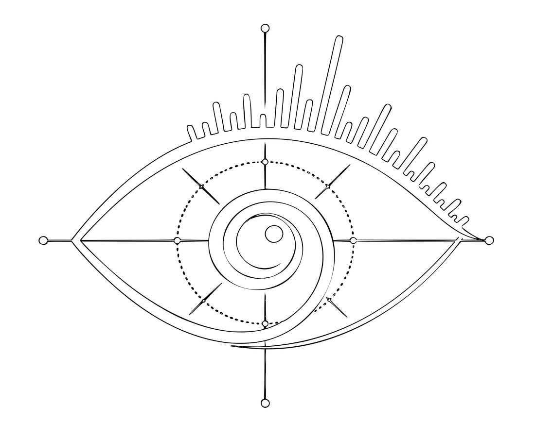 An example outline logo — clean strokes, no fills